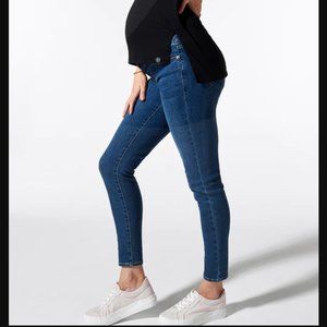 BLANQI Everyday BLANQI® Denim Maternity Belly Support Skinny Jeans - Medium Cl